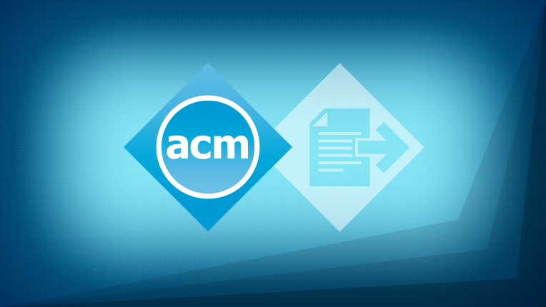 publish with acm